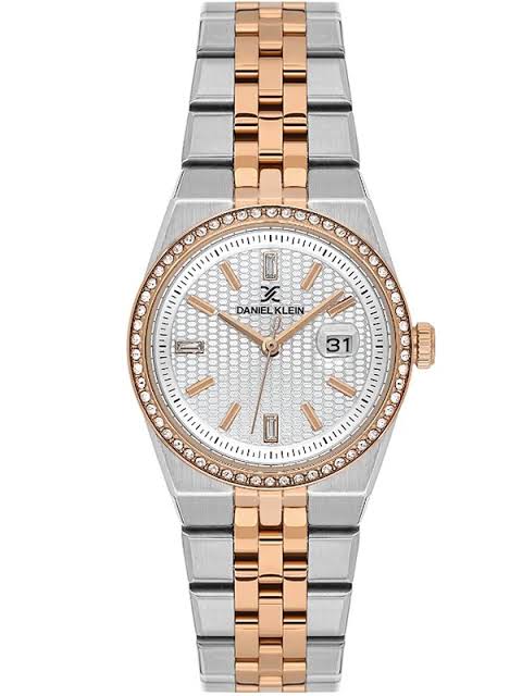 Daniel Klein Premium Ladies Silver Emboss Watch – DK.6.14717-7
