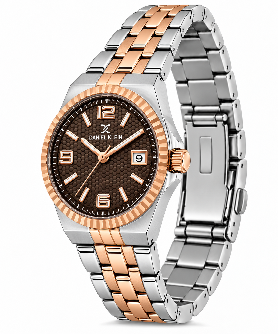 Daniel Klein Premium Ladies Dark Brown Emboss Watch – DK.6.14716-7