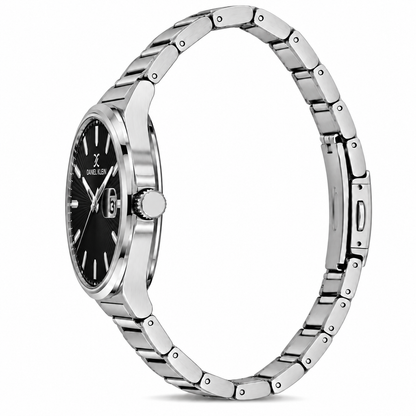 Daniel Klein Premium Gents Black Emboss Index Watch – DK.1.14341-2