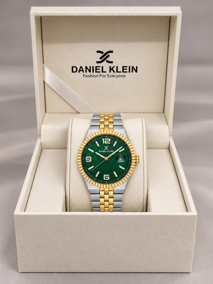 Daniel Klein Premium Gents Dark Green Emboss Watch – DK.6.14718-6