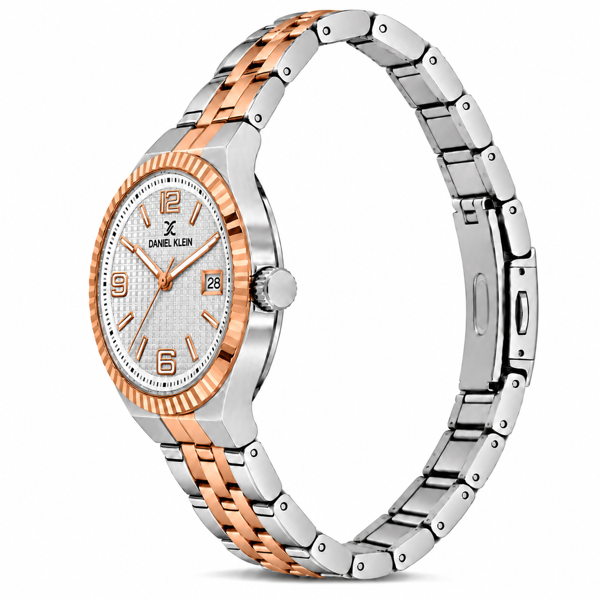 Daniel Klein Premium Ladies Silver Emboss Watch – DK.6.14716-6