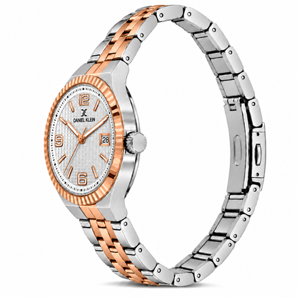 Daniel Klein Premium Ladies Silver Emboss Watch – DK.6.14716-6