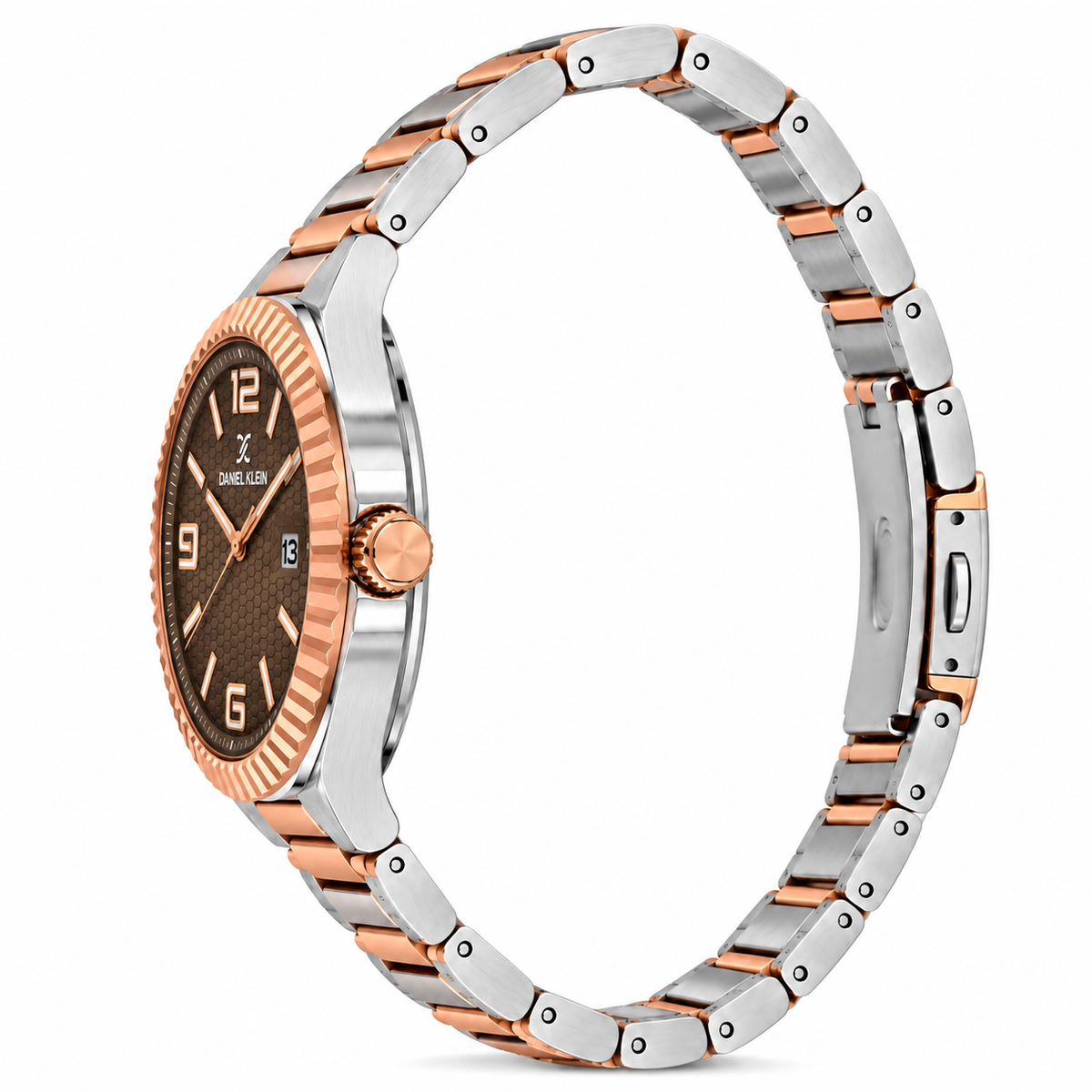 Daniel Klein Premium Gents Dark Brown Emboss Watch – DK.6.14718-7
