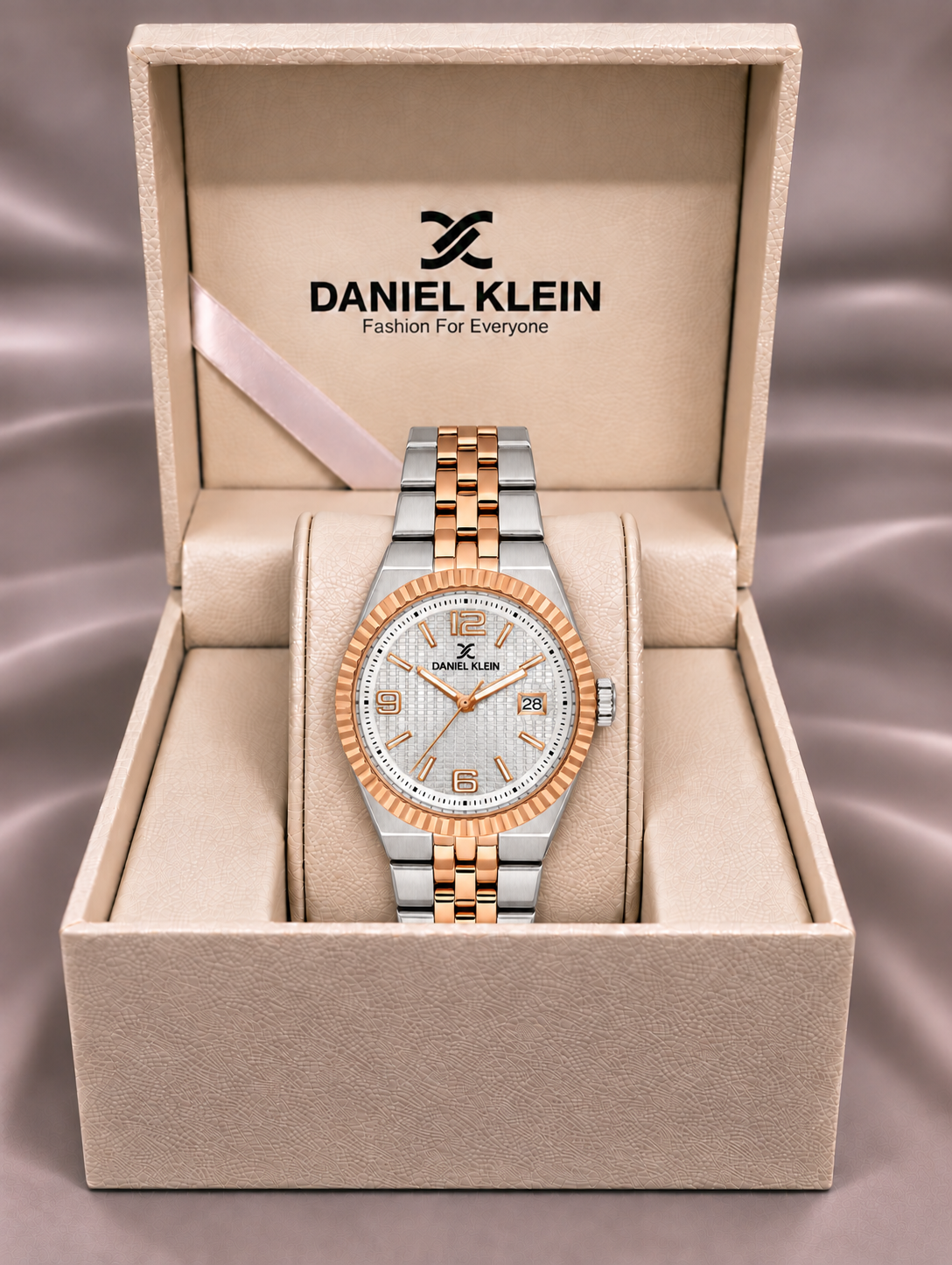 Daniel Klein Premium Ladies Silver Emboss Watch – DK.6.14716-6