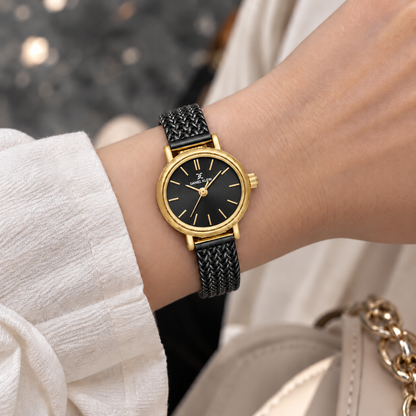 Daniel Klein Premium Ladies Gun Black Sunray Real Index Watch – DK.1.14381-5