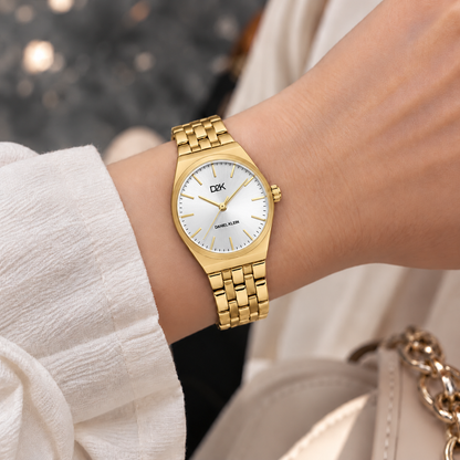 Daniel Klein D2K Ladies Silver Gold Watch – DK.1.14472-5