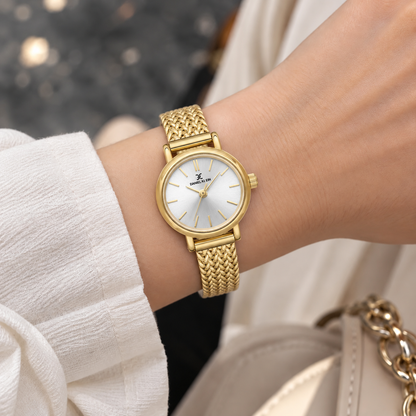 Daniel Klein Premium Ladies Silver Sunray Real Index Watch – DK.1.14381-2