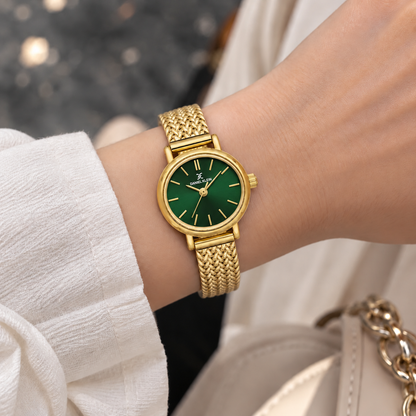 Daniel Klein Premium Ladies Dark Green Sunray Real Index Watch – DK.1.14381-4