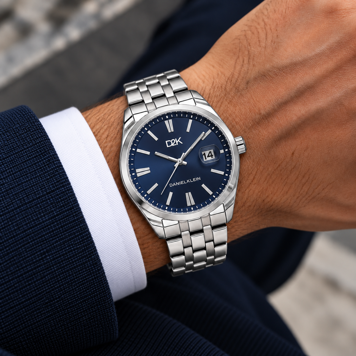Daniel Klein D2K Gents Dark Blue Watch – DK.1.14461-3