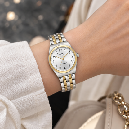 Daniel Klein D2K Ladies Silver Two-Tone Watch – DK.1.14472-8