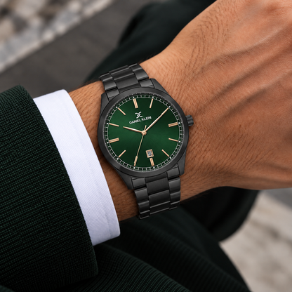 Daniel Klein Premium Gents Dark Green Sunray Watch – DK.6.14449-5