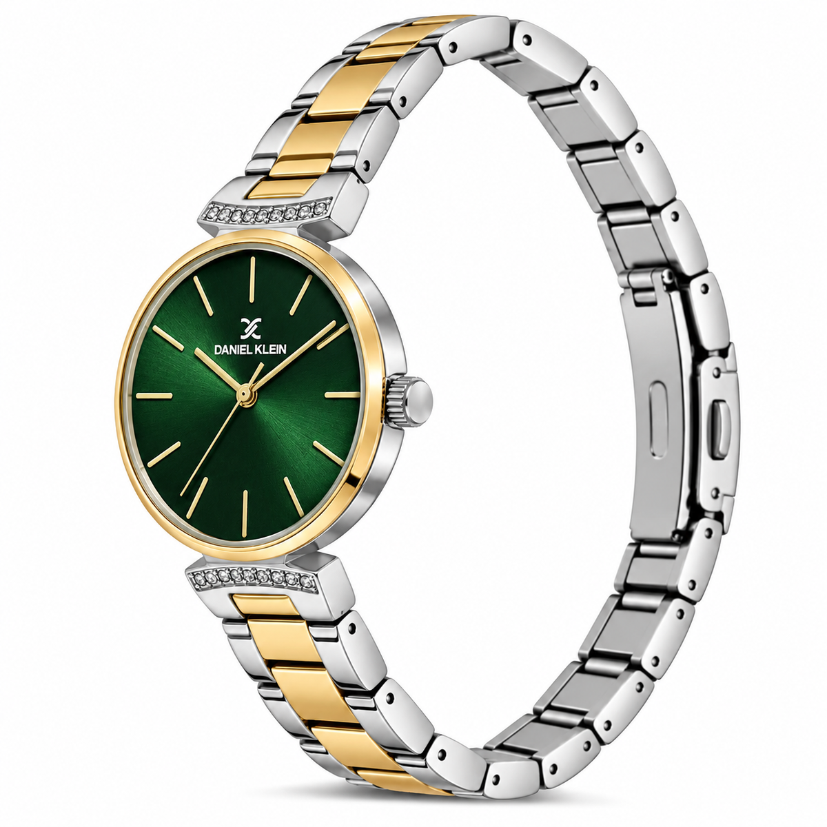 Daniel Klein Premium Ladies Dark Green Sunray Dial Watch – DK.1.14301-5