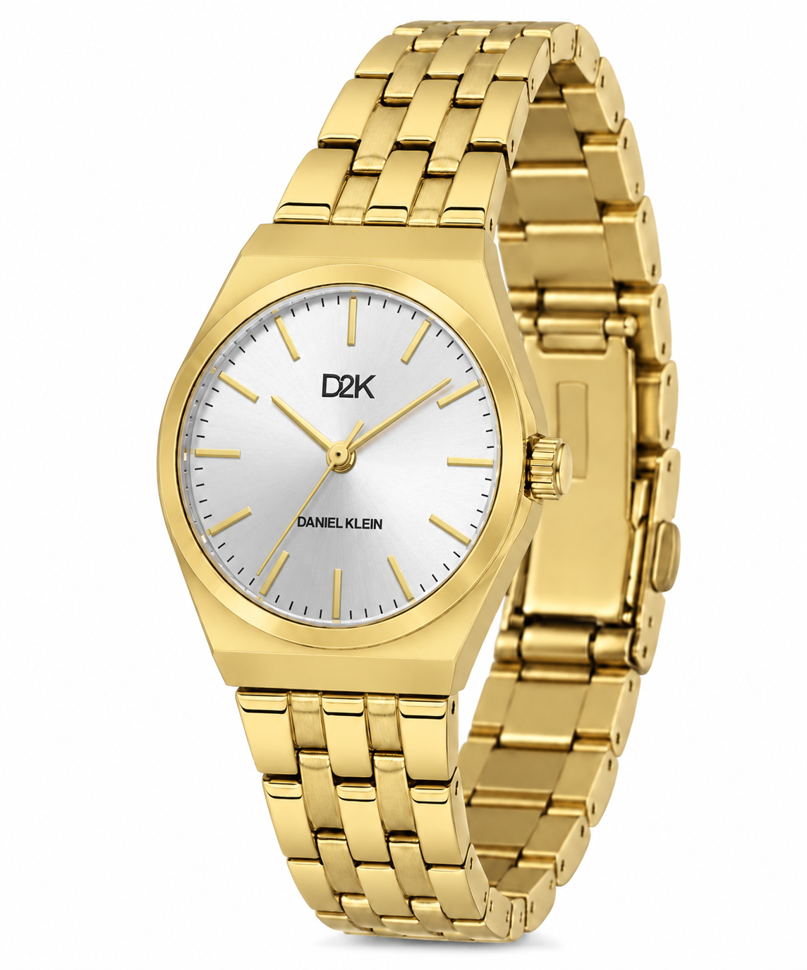 Daniel Klein D2K Ladies Silver Gold Watch – DK.1.14472-5