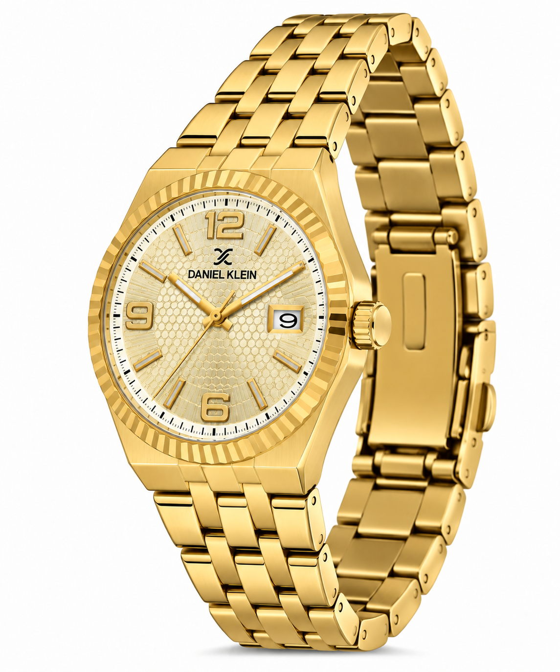 Daniel Klein Premium Ladies Light Champagne Emboss Watch – DK.6.14716-3