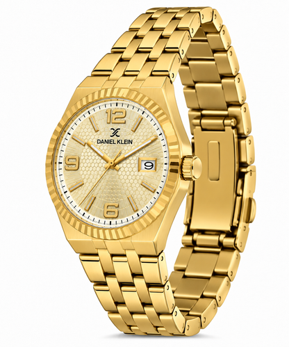 Daniel Klein Premium Ladies Light Champagne Emboss Watch – DK.6.14716-3