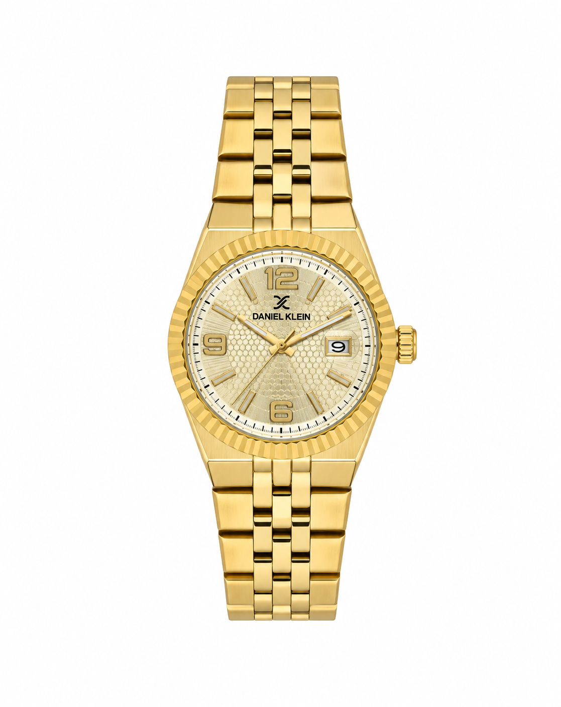 Daniel Klein Premium Ladies Light Champagne Emboss Watch – DK.6.14716-3