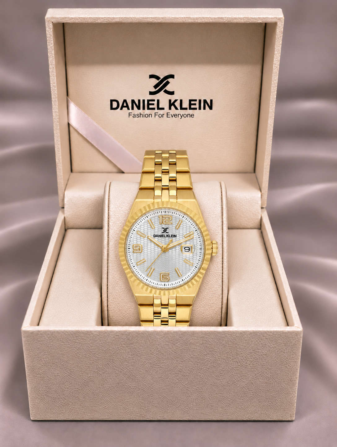 Daniel Klein Premium Ladies Silver Emboss Watch – DK.6.14716-2