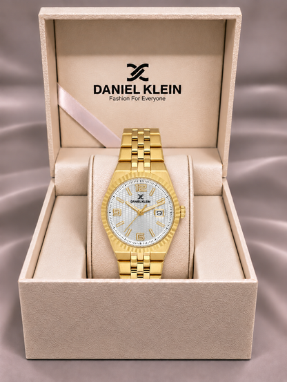 Daniel Klein Premium Ladies Silver Emboss Watch – DK.6.14716-2