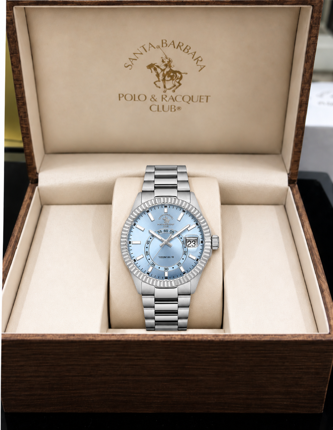 Legend Gents Blue Stainless Steel Analog Watch 41×49mm | SB.1.10598-7
