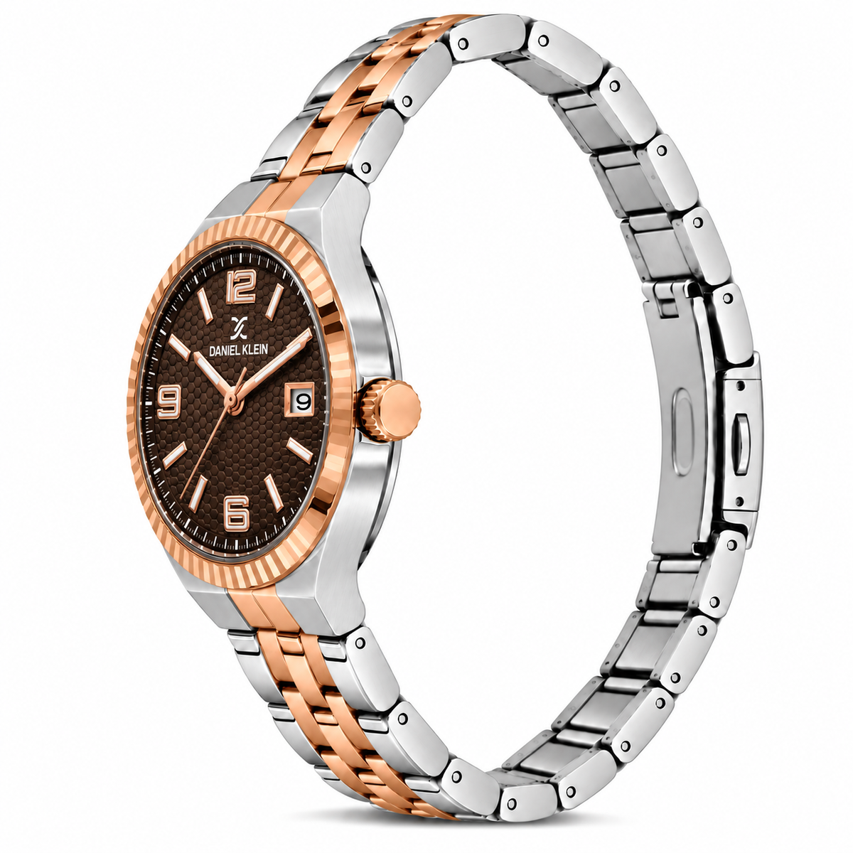 Daniel Klein Premium Ladies Dark Brown Emboss Watch – DK.6.14716-7