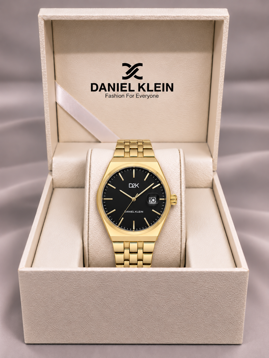 Daniel Klein D2K Gents Gun Black Gold Watch – DK.1.14471-6