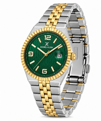 Daniel Klein Premium Gents Dark Green Emboss Watch – DK.6.14718-6