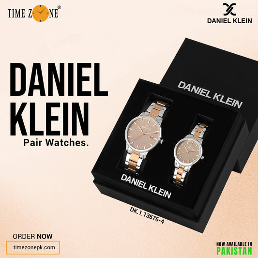 Daniel Klein Wrist Watch for Couples DK.1.13576-4