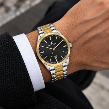 Daniel Klein Premium Gents Gun Black Sunray Watch – DK.6.14449-4