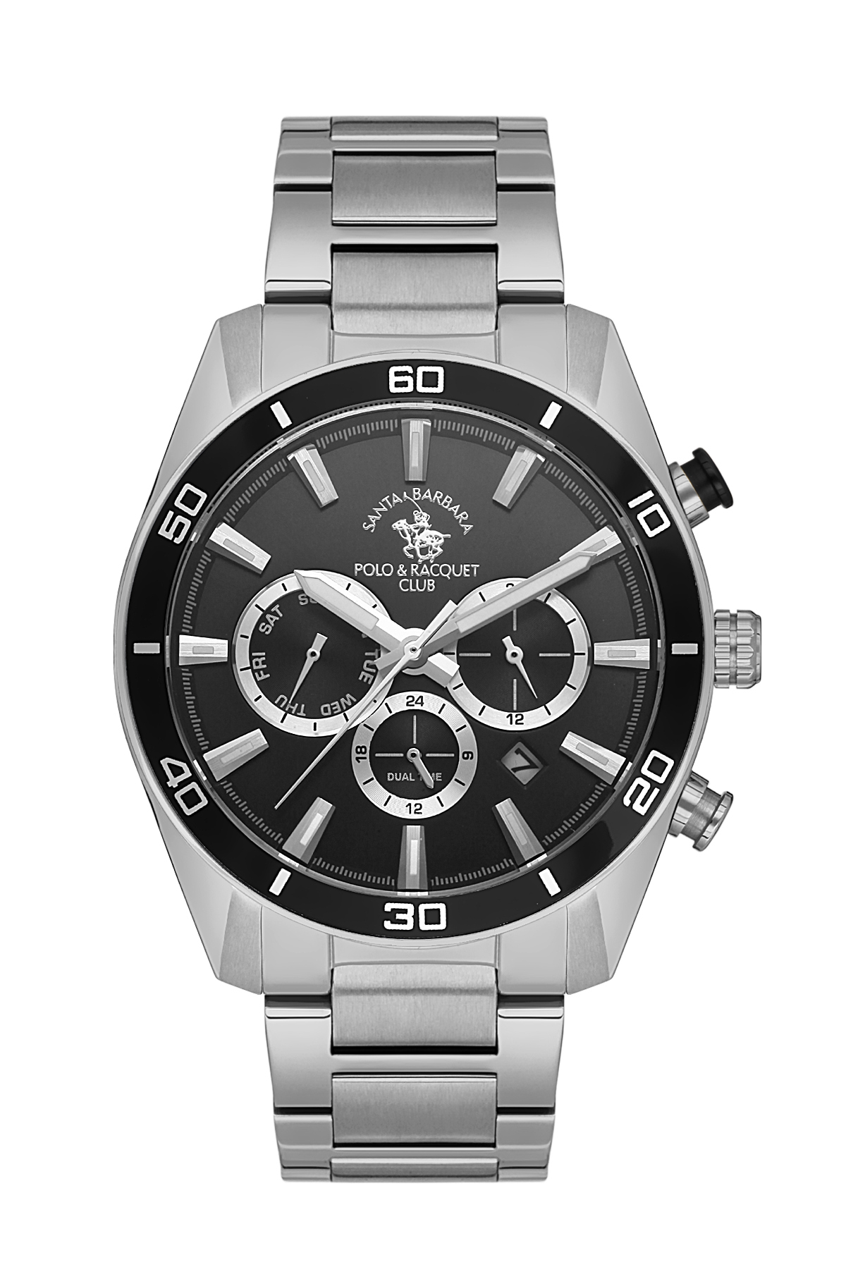 Santa Barbara Polo Dual Time Wrist Watch for Men SB.1.10498-1
