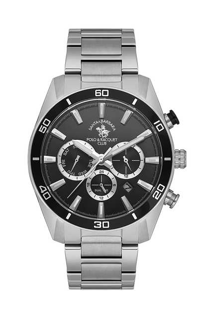 Santa Barbara Polo Dual Time Wrist Watch for Men SB.1.10498-1