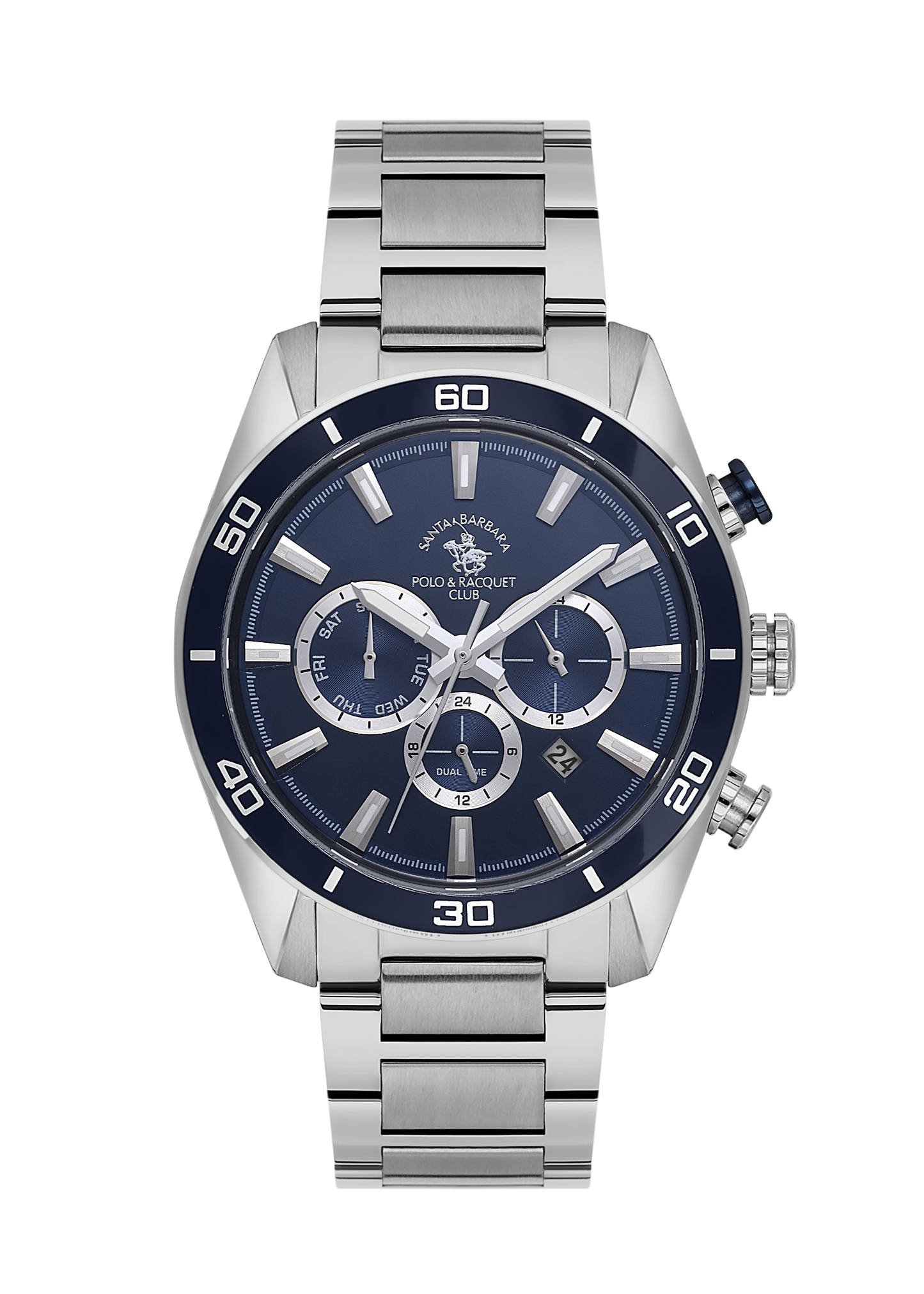 Santa Barbara Polo Dual Time Wrist Watch for Men SB.1.10498-2