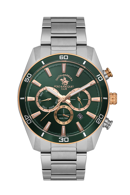 Santa Barbara Polo Dual Time Wrist Watch for Men SB.1.10498-3