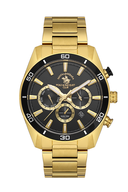 Santa Barbara Polo Dual Time Wrist Watch for Men SB.1.10498-4