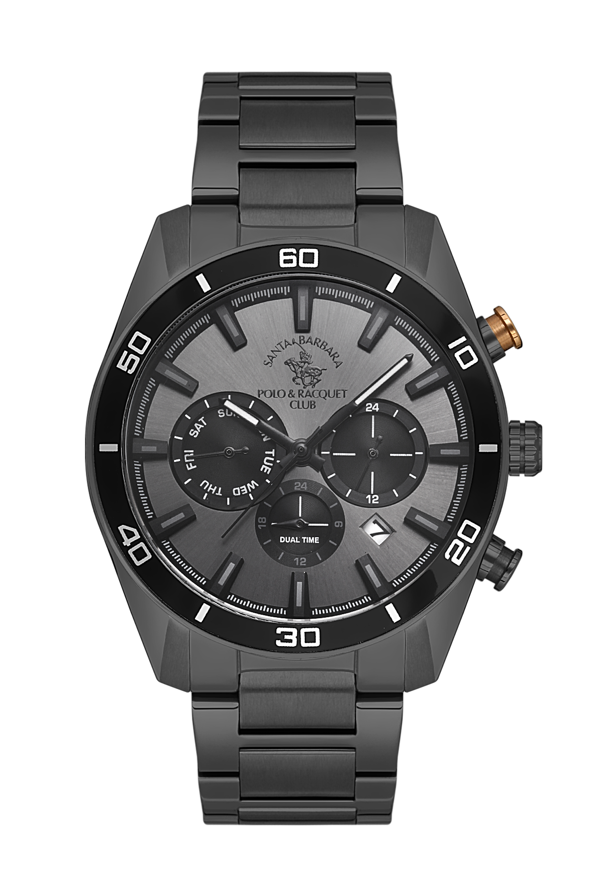 Santa Barbara Polo Dual Time Wrist Watch for Men SB.1.10498-5