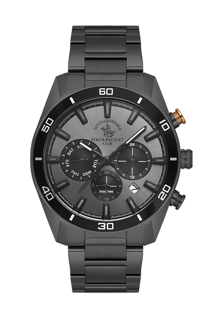 Santa Barbara Polo Dual Time Wrist Watch for Men SB.1.10498-5