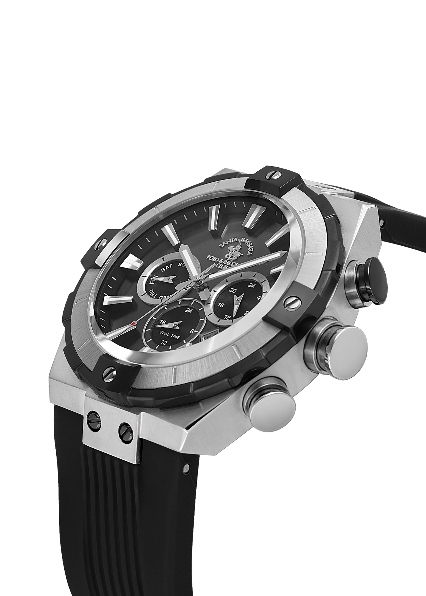 Santa Barbara Polo Dual Time Wrist Watch for Men SB.1.10510-1