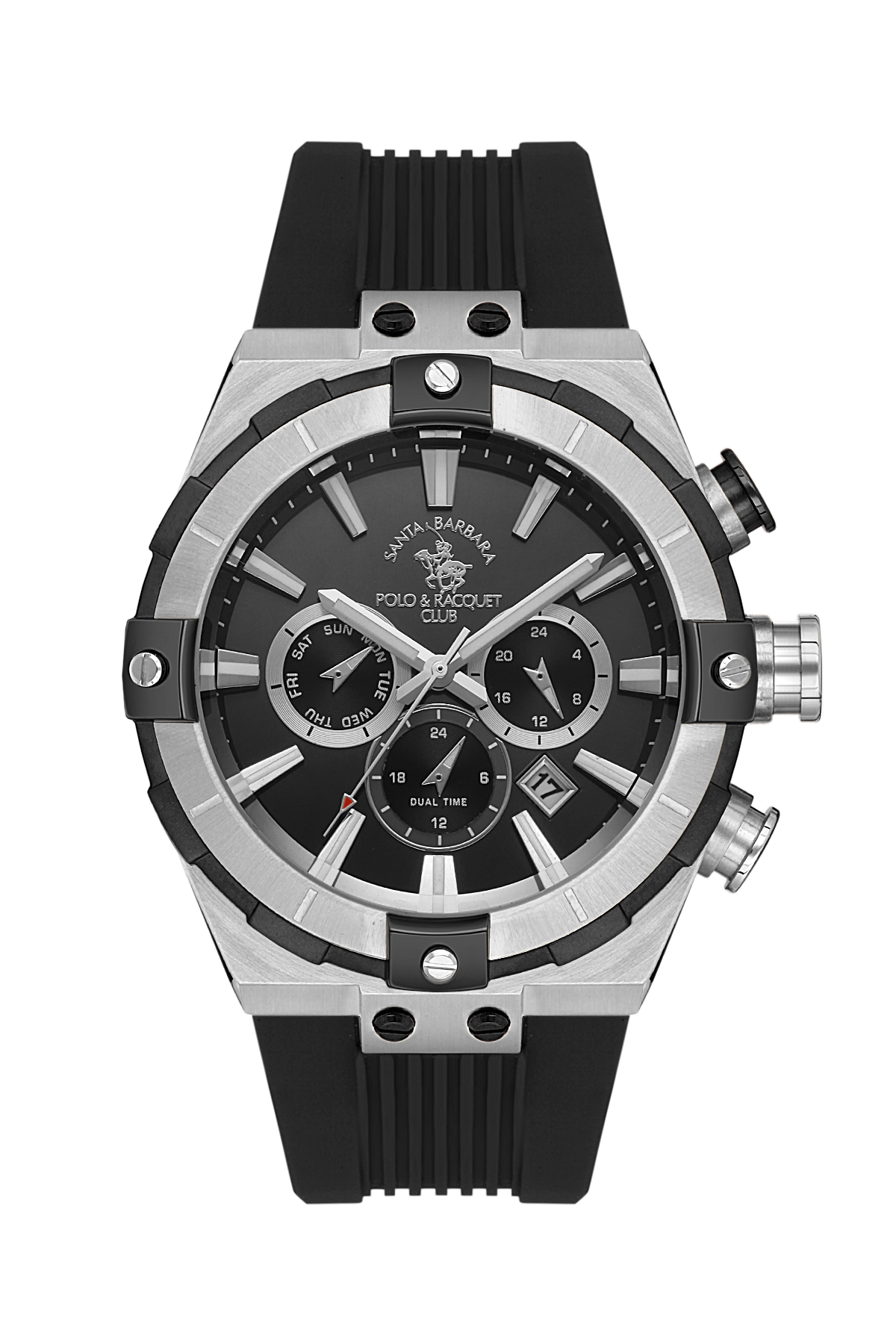 Santa Barbara Polo Dual Time Wrist Watch for Men SB.1.10510-1