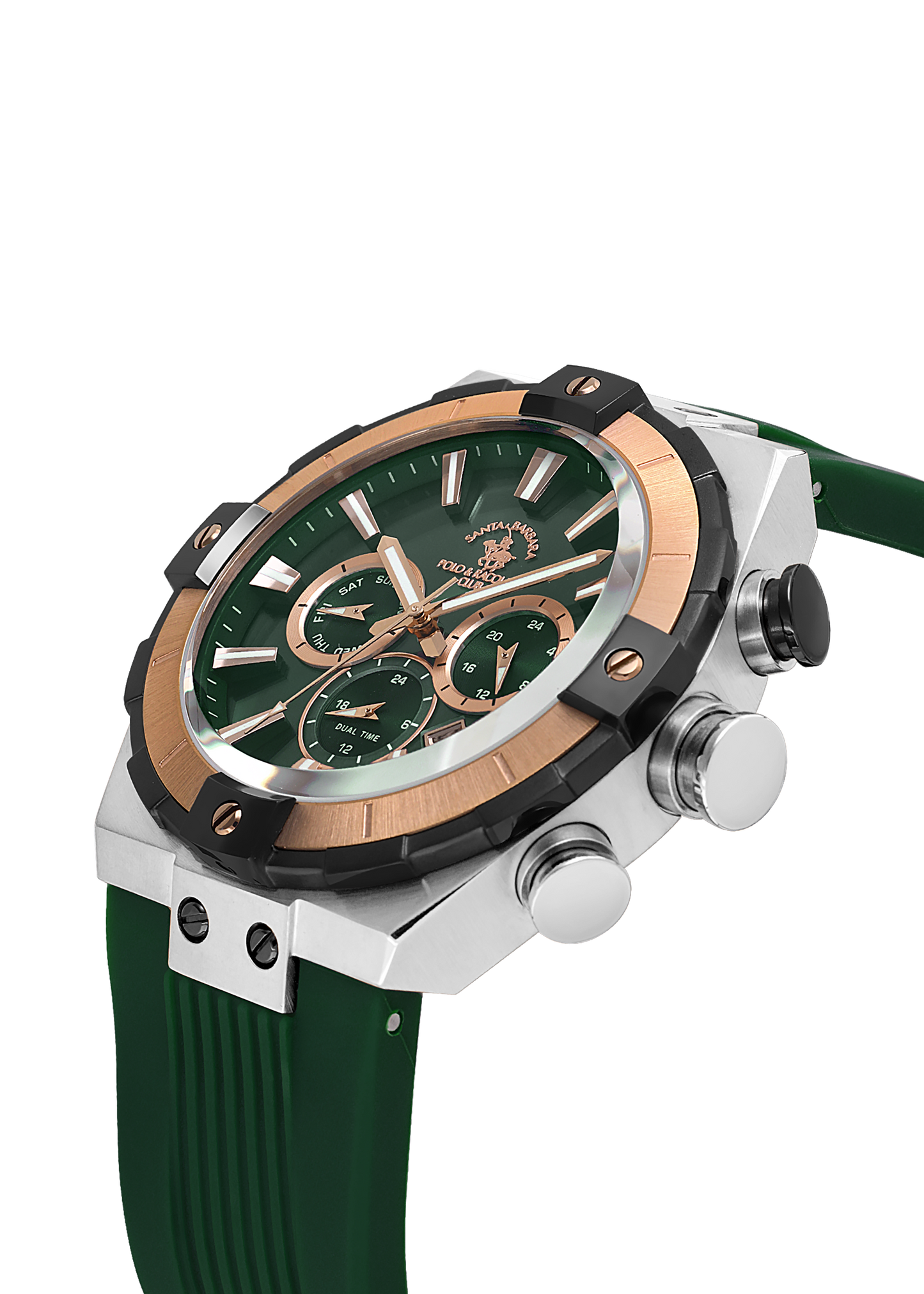 Santa Barbara Polo Dual Time Wrist Watch for Men SB.1.10510-3