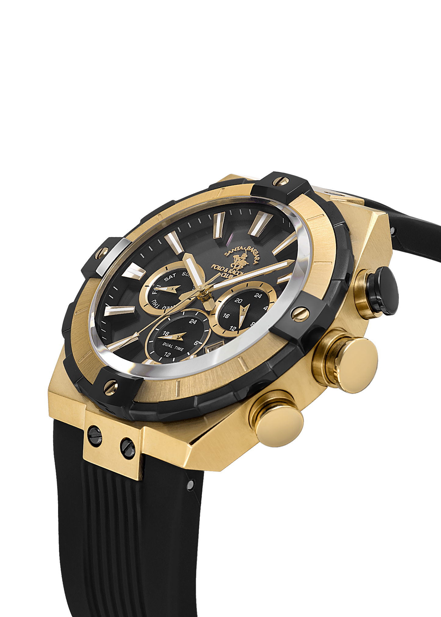 Santa Barbara Polo Dual Time Wrist Watch for Men SB.1.10510-6