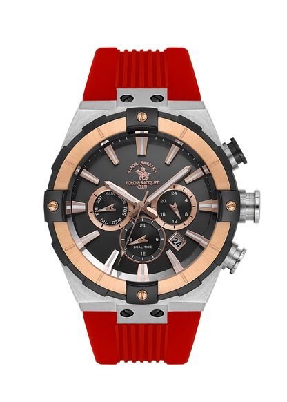 Santa Barbara Polo Dual Time Wrist Watch for Men SB.1.10510-7