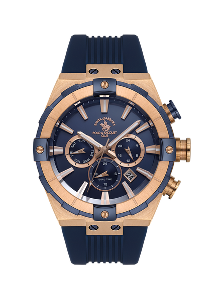 Santa Barbara Polo Dual Time Wrist Watch for Men SB.1.10510-8