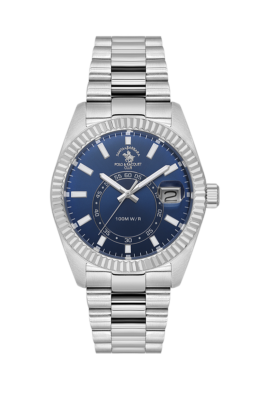 Legend Gents Dark Blue Stainless Steel Analog Watch 41×49mm | SB.1.10598-3