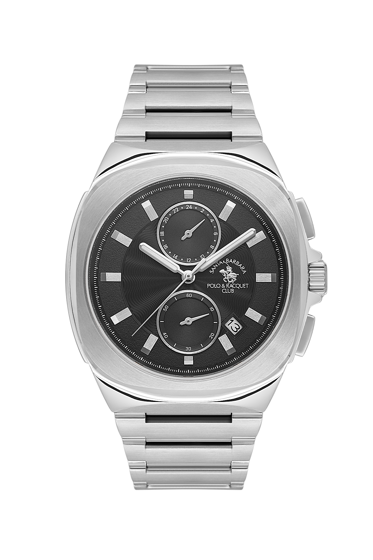 Santa Barbara Polo Black Dial Analog Wrist Watch for Men SB.1.10613-1