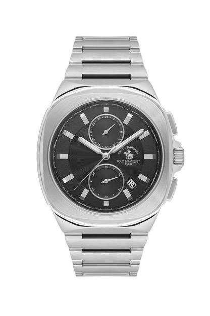 Santa Barbara Polo Black Dial Analog Wrist Watch for Men SB.1.10613-1