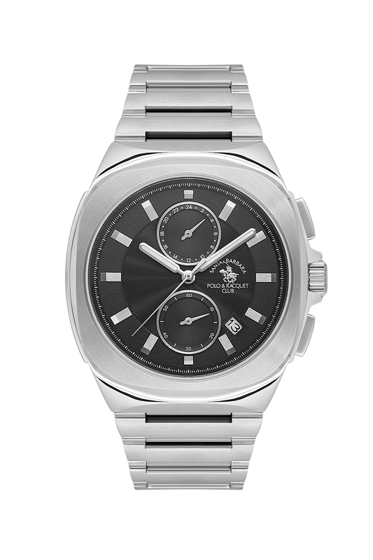 Santa Barbara Polo Black Dial Analog Wrist Watch for Men SB.1.10613-1