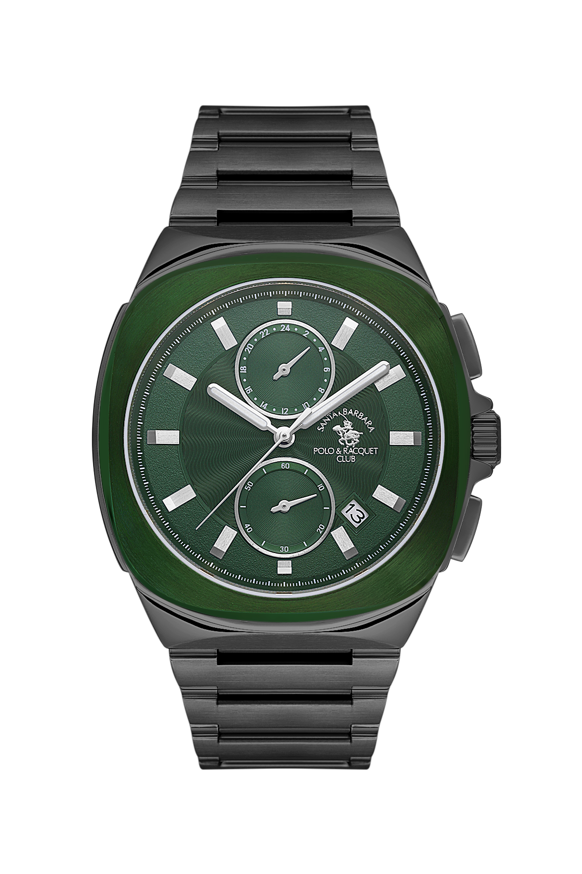Santa Barbara Polo Green Dial Analog Wrist Watch for Men SB.1.10610-4