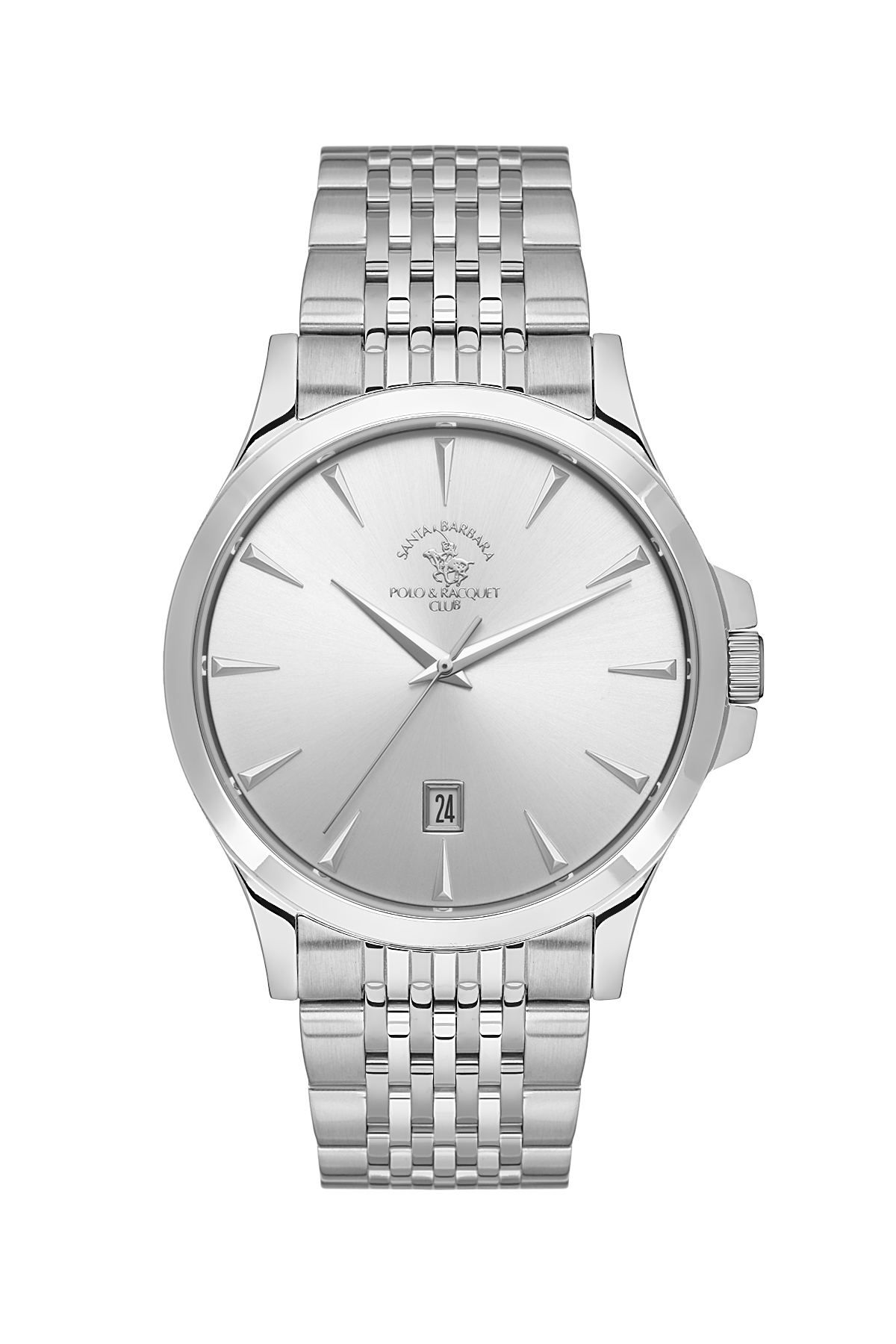 Santa Barbara Polo Silver Dial Wrist Watch for Men SB.1.10618-1