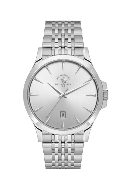 Santa Barbara Polo Silver Dial Wrist Watch for Men SB.1.10618-1