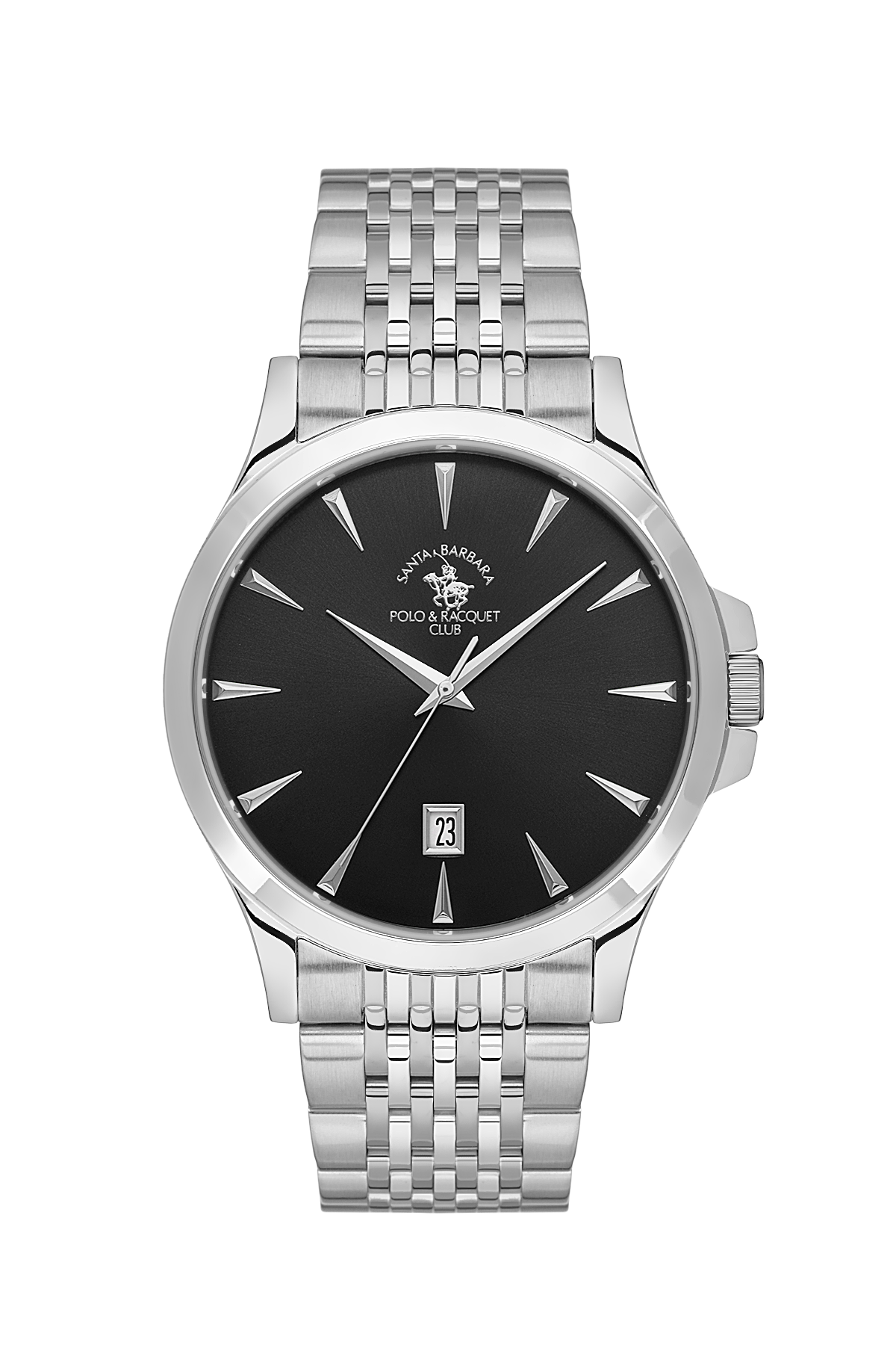 Santa Barbara Polo Gun Black Dial Wrist Watch for Men SB.1.10618-2