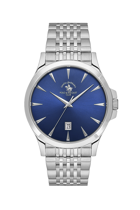Santa Barbara Polo D.Blue Dial Wrist Watch for Men SB.1.10618-1